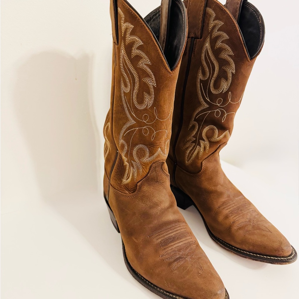 Justin Boots | Justin Women’s Bay Apache Brown Leather Western Boots